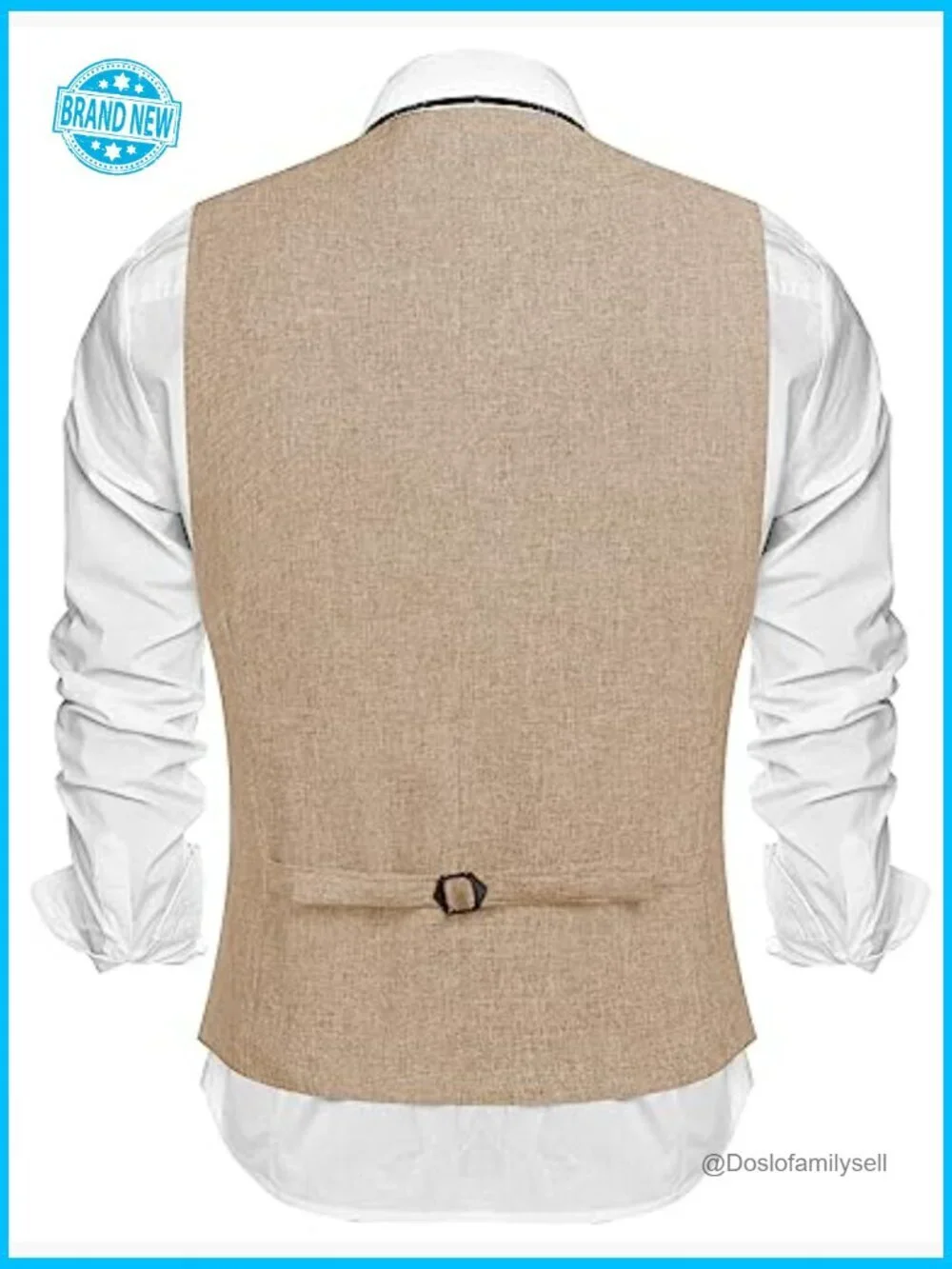 Slim Fit Suit Vest Lightweight Business Casual Modern Classic Herringbone